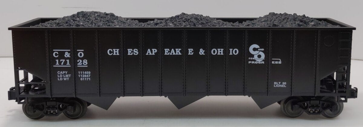 Lionel 6-17128 O Gauge Chesapeake & Ohio 3-Bay Hopper