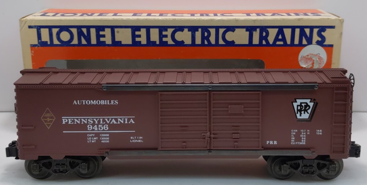 Lionel 6-9456 O Gauge Pennsylvania Railroad Double Door Boxcar #9456 LN/Box