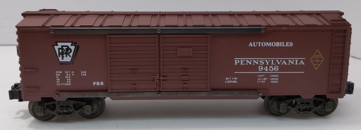 Lionel 6-9456 O Gauge Pennsylvania Railroad Double Door Boxcar #9456 NIB