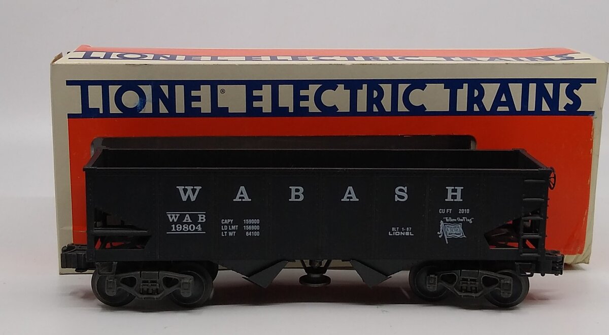 Lionel 6-19804 O Gauge Wabash Operating Hopper Car LN/Box