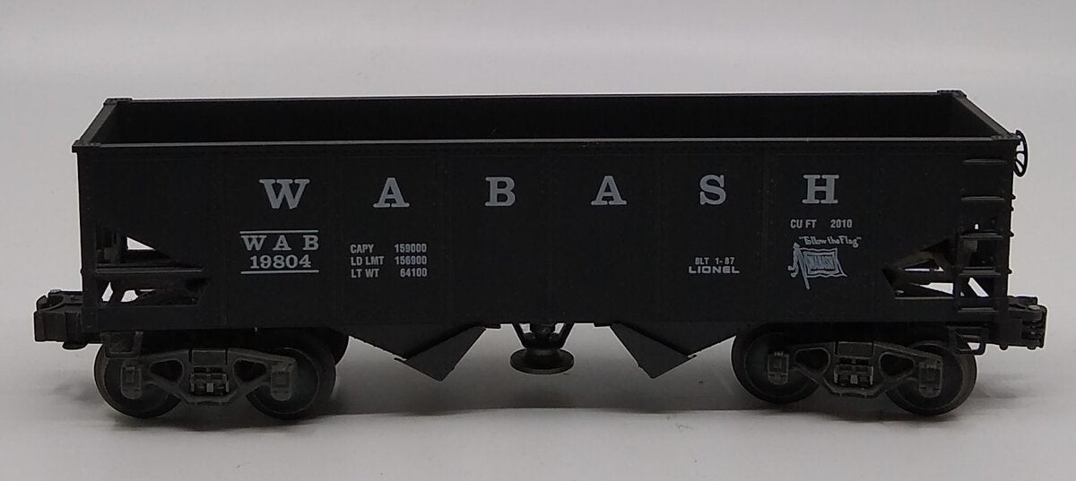 Lionel 6-19804 O Gauge Wabash Operating Hopper Car NIB