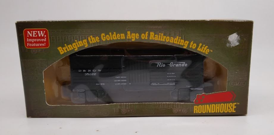 Roundhouse 84210 HO D&RGW 36' Old Time Wood Stock Car #35222