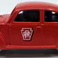MTH 30-2537 O Gauge Red Operating Pennsylvania Volkswagen Inspection Car