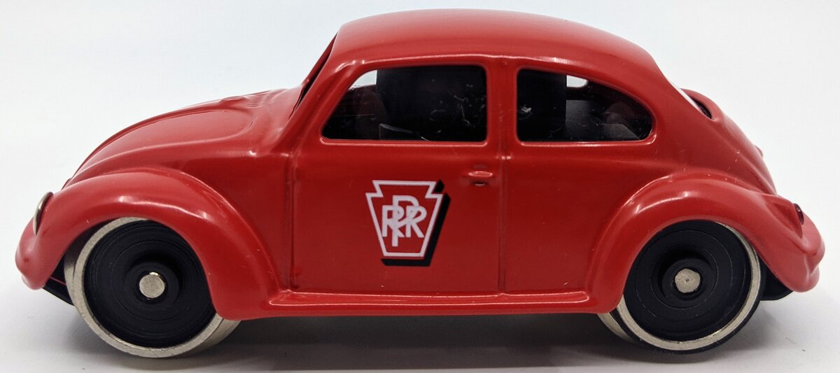 MTH 30-2537 O Gauge Red Operating Pennsylvania Volkswagen Inspection Car