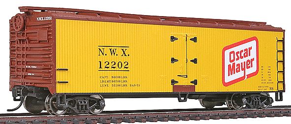 Walthers 910-3604 HO Scale NWX 40' Double Sheathed Reefer Oscar Meyer