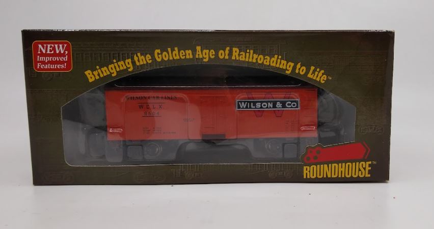 Roundhouse 85507 HO Wilson & Co. 36' Meat Reefer WCLX #9504