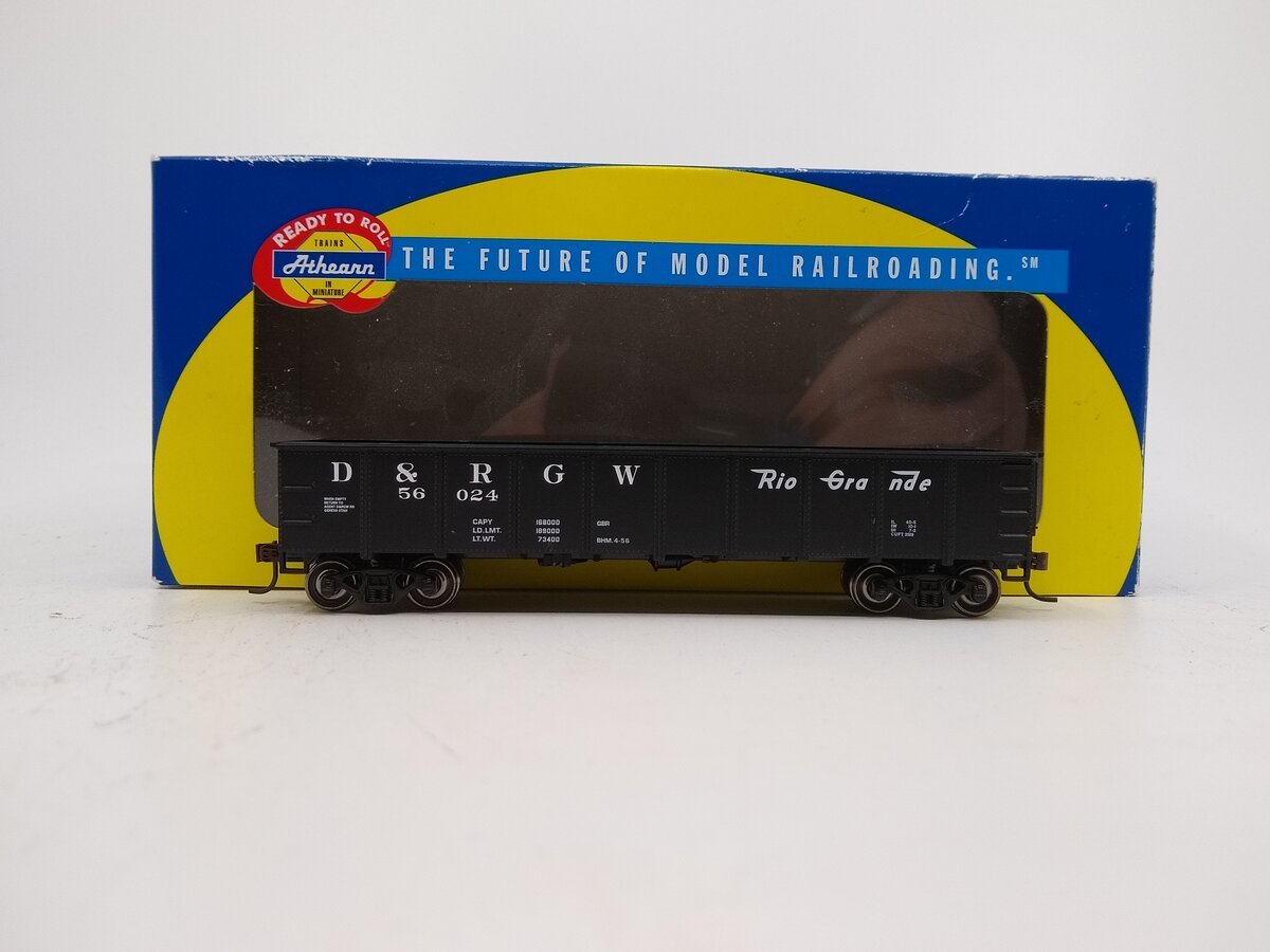 Athearn 94340 HO Scale D&RGW 40' Gondola #56024 LN/Box
