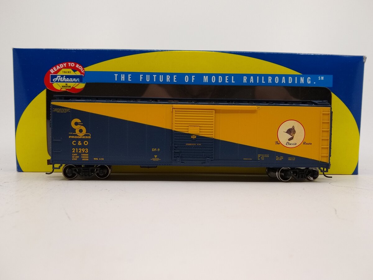 Athearn 70779 HO Scale C&O 50' Single Door Boxcar #21293