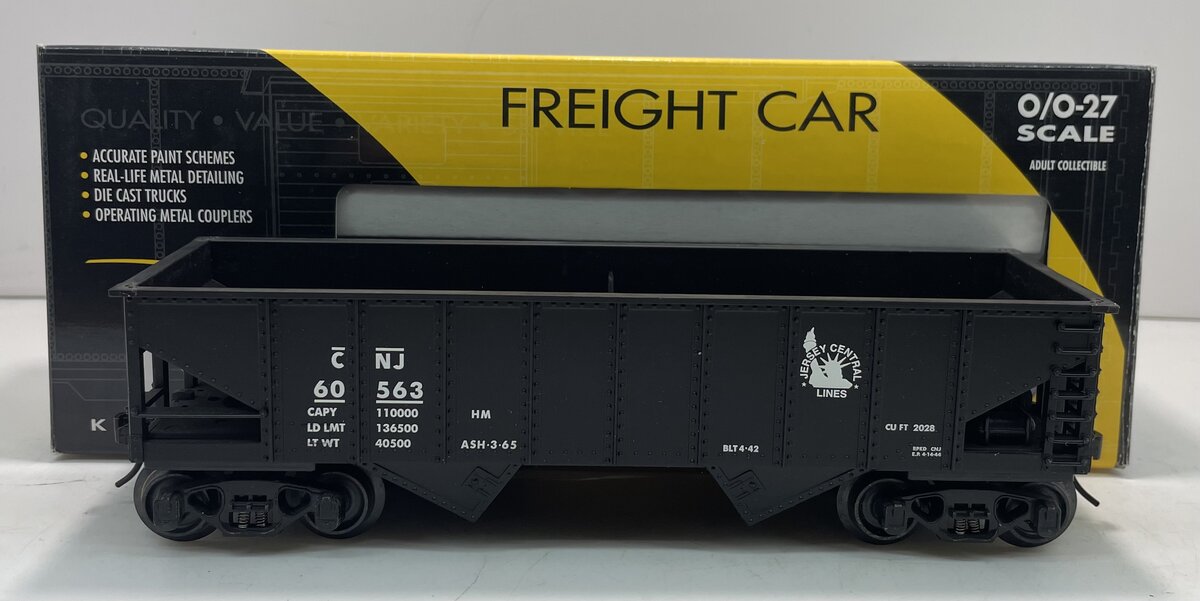 K-Line K622-12323 O Gauge CNJ Ribbed Hopper #60563 LN/Box