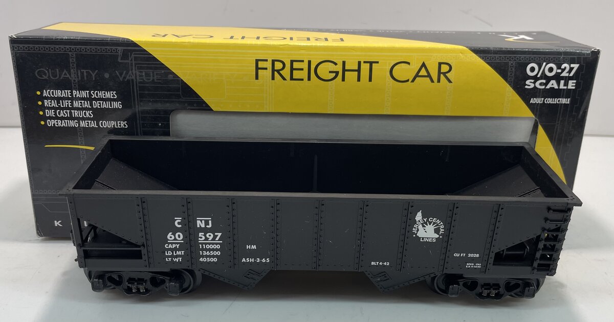 K-Line k622-12325 O Gauge CNJ Ribbed Hopper Car #60597 LN/Box