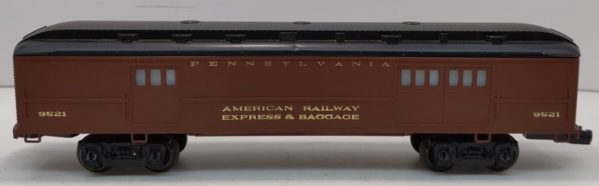 Lionel 6-9521 O Gauge Pennsylvania Illuminated Baggage Car #9521 LN