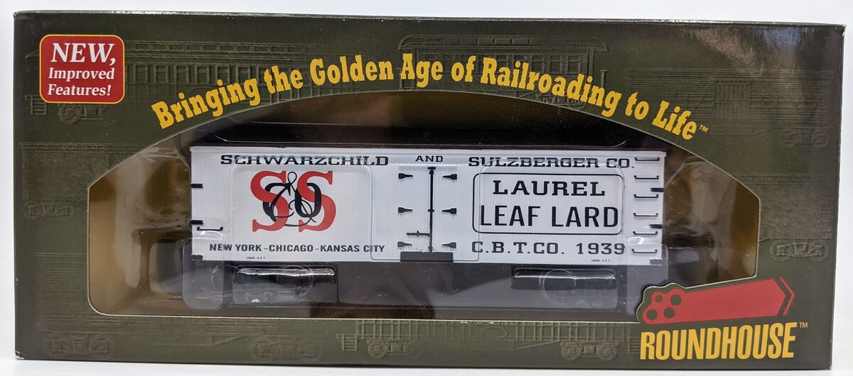 Roundhouse 85464 HO Scale S&S Co 36' Wood Reefer Car #1939