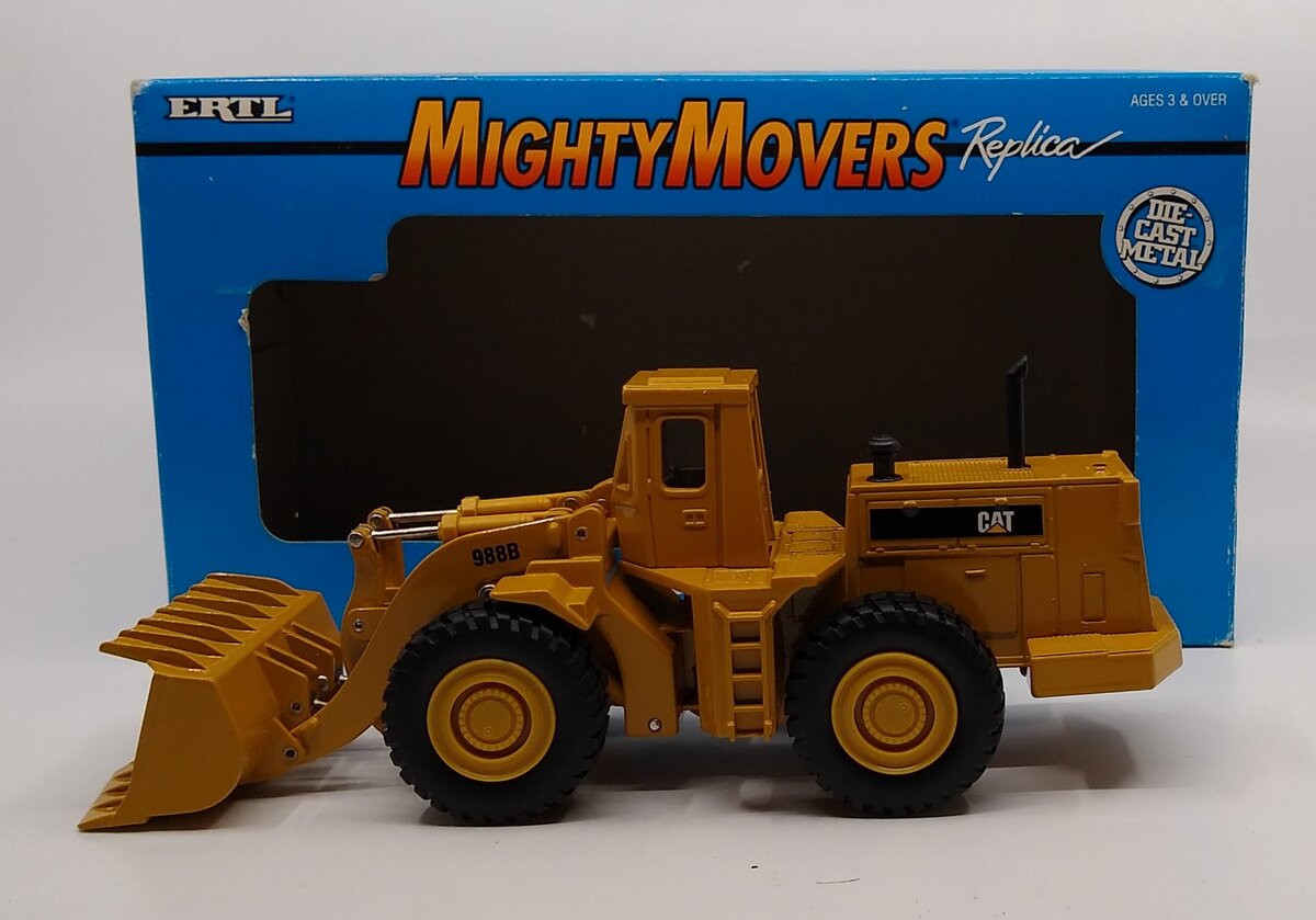 Ertl 2435 1:50 Diecast Mighty Movers Caterpillar 988B Wheel Loader