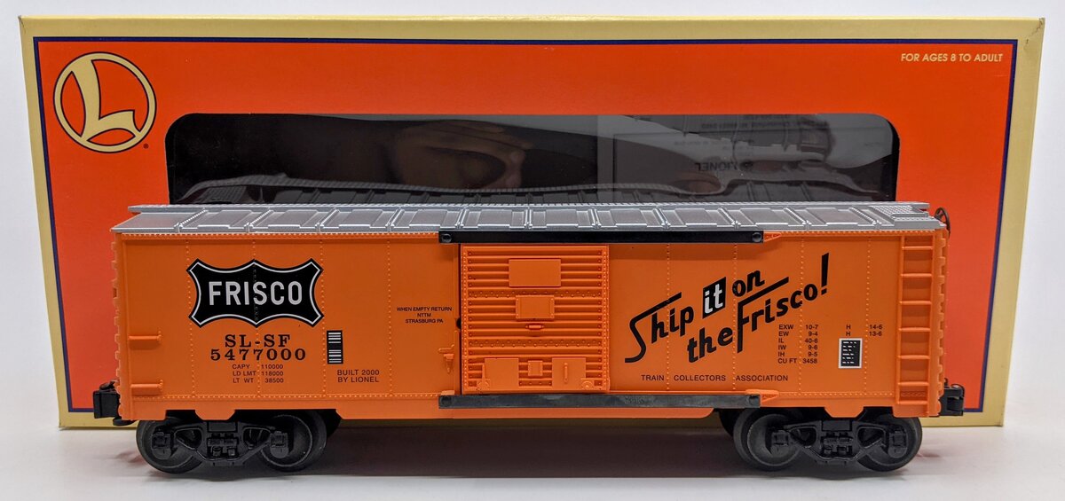 Lionel 6-52198 O Gauge Frisco TCA Boxcar #5477000 LN/Box