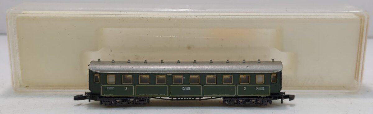Marklin 8730 Z Scale 3rd Class Bavarian Passenger Car EX/Box