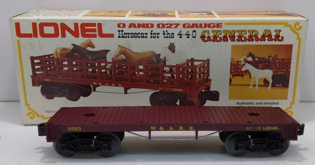 Lionel 6-9553 O Gauge Western & Atlantic Horse Car LN/Box