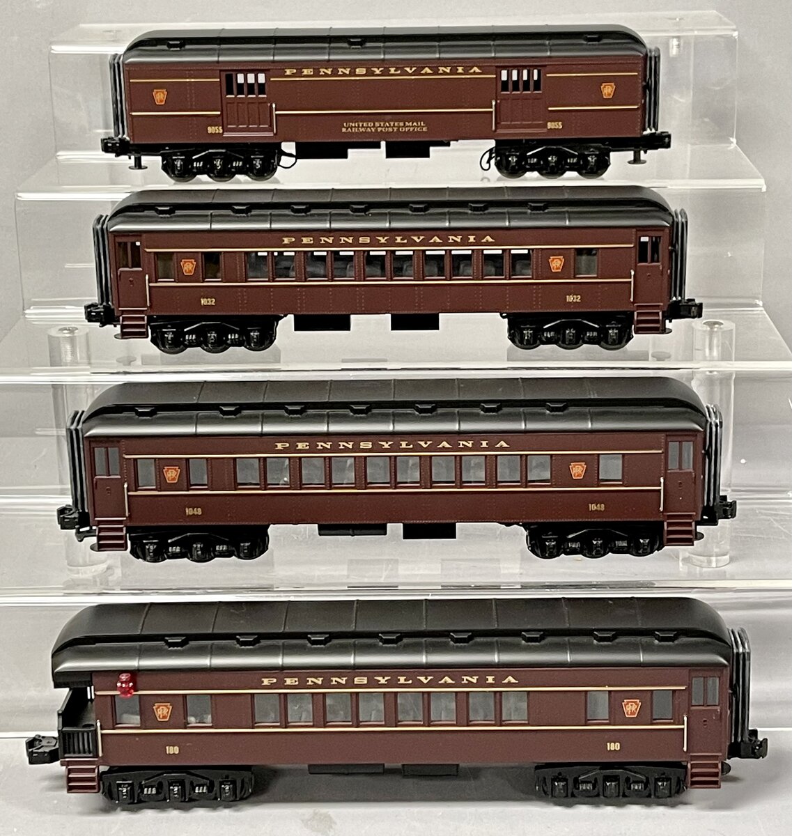 MTH 30-6250 O Pennsylvania RailKing O-27 Madison Passenger Set (Set of 4) LN/Box