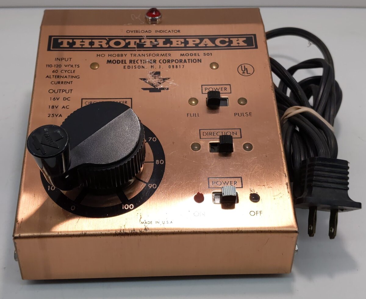 MRC 501 HO Scale Throttlepack Train Control