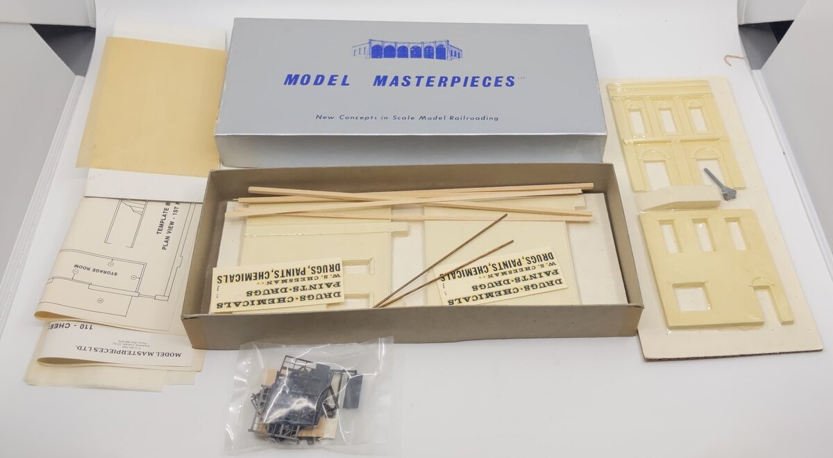 Model Masterpieces 110 HO Scale Cheesman Drug Co. Building Kit