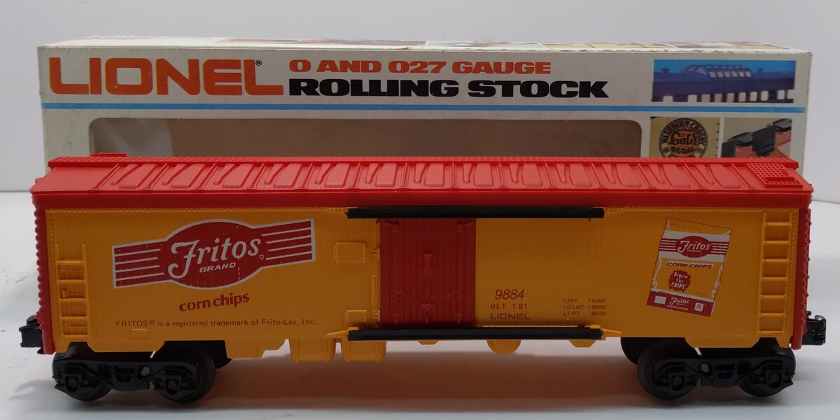Lionel 6-9884 O Gauge Fritos Billboard Reefer Car LN/Box