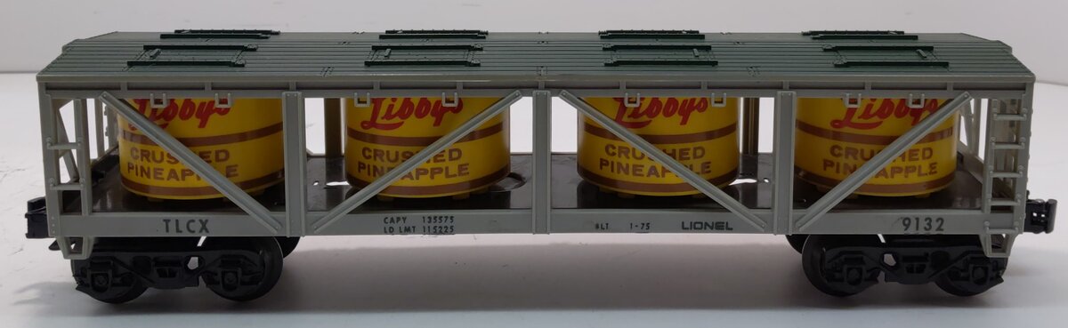 Lionel 6-9132 O Gauge Libbys Crushed Pineapple Vat Car