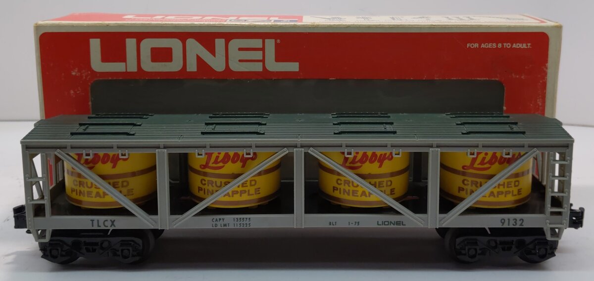Lionel 6-9132 O Gauge Libbys Crushed Pineapple Vat Car