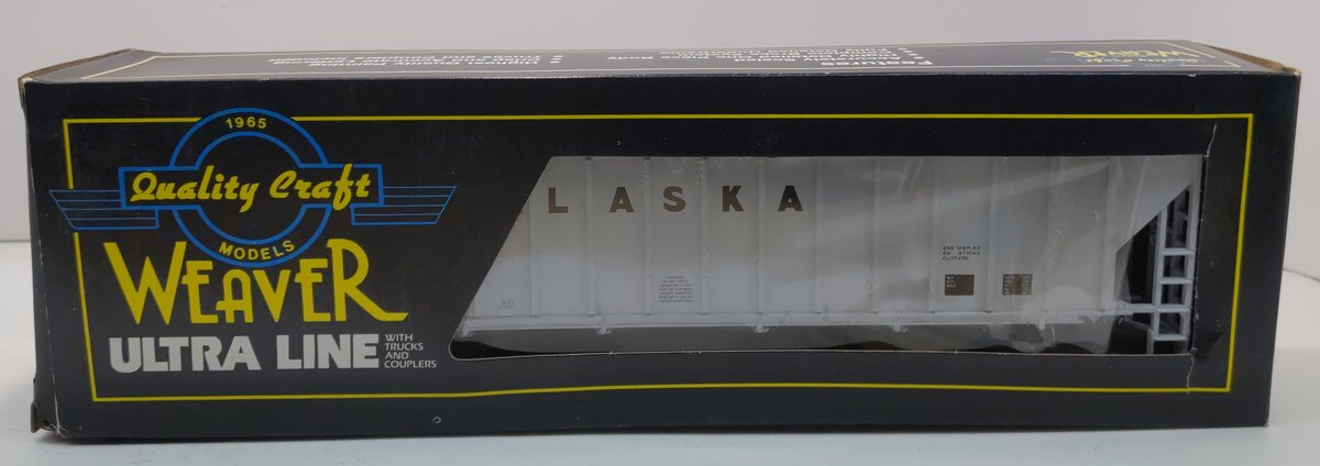 Weaver 203725 O Alaska (M&W Gray) PS-2 CD Grain Hopper (3-Rail) LN/Box