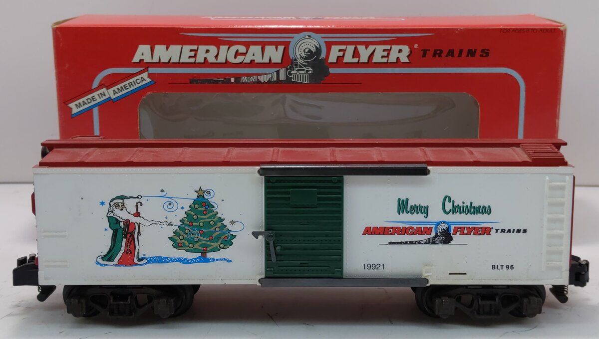 American Flyer 6-48325 S Gauge 1996 Holiday Boxcar LN/Box