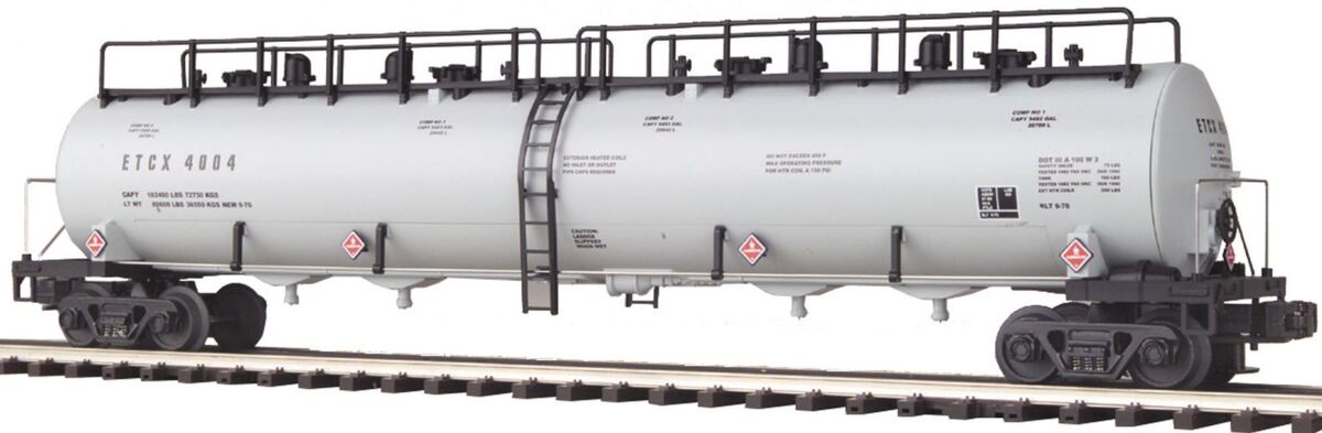MTH 20-96011 O ETCX 20,000 Gallon 4-Compartment Tank Car #4004 LN/Box