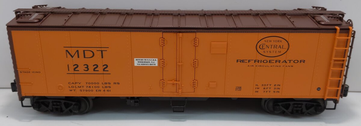 Lionel 6-17338 O-Gauge Merchants Dispatch Transit Steel-Sided Reefer Car #12322 LN/Box