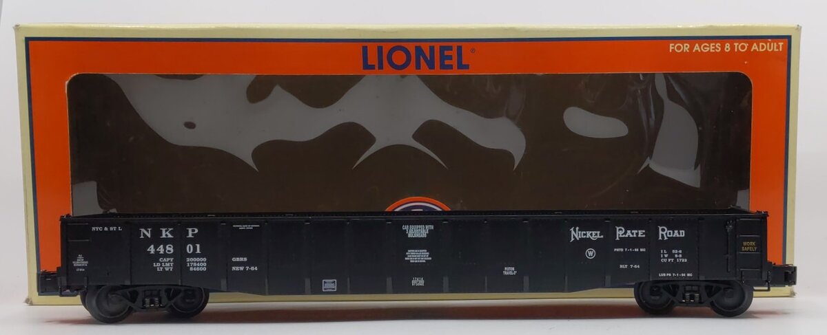 Lionel 6-17414 O Gauge Nickel Plate Road Gondola Car #44801 LN/Box