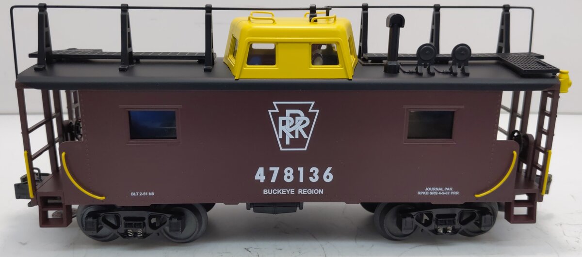 MTH 20-91049 O Gauge Pennsylvania Railroad N-8 Caboose #478136 EX/Box