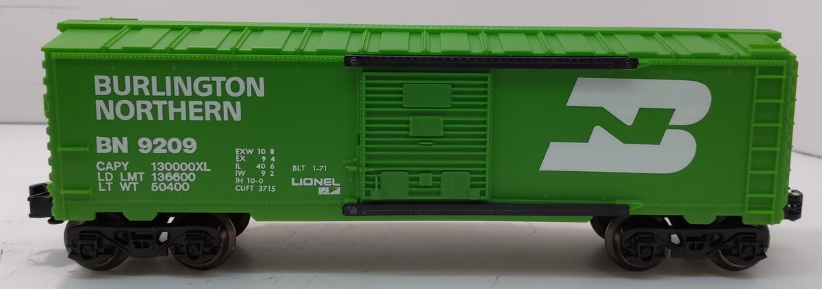 Lionel 6-9209 O Gauge Burlington Northern Boxcar LN/Box