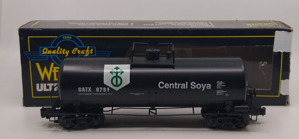 Weaver 9791 Central Soya Single Dome Tank Car EX/Box