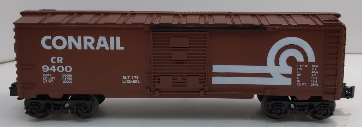 Lionel 6-9400 O Gauge Conrail Boxcar #9400 EX/Box