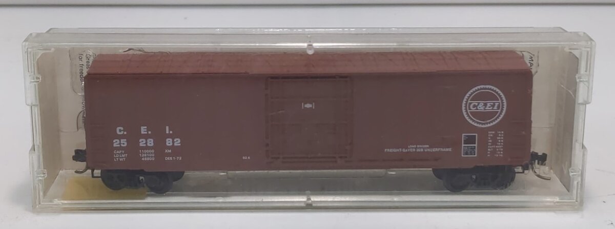 Micro-Trains 02700030 N C&EI 50' Rib Side Plug Door Boxcar #252882 LN/Box