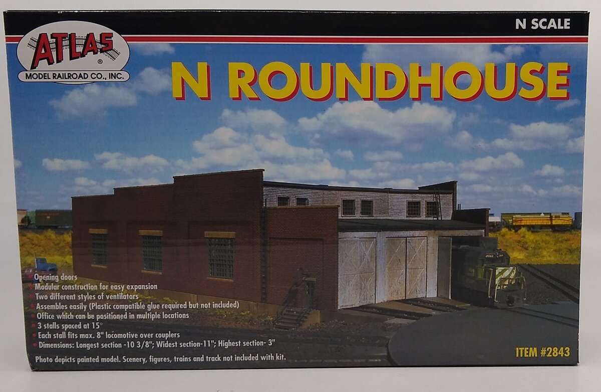 Atlas 2843 N Roundhouse Building Kit EX/Box