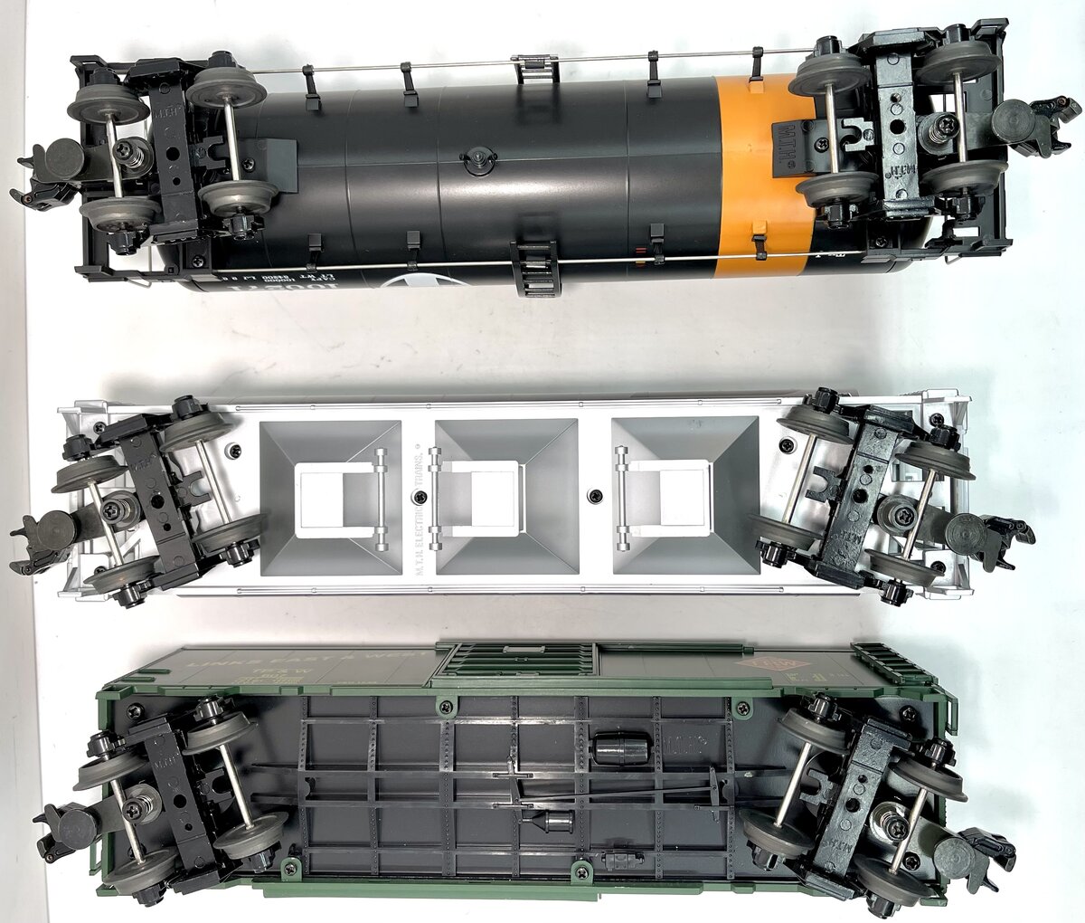 MTH 20-90025 O BNSF Merger Series Freight Car Set #1 (Set of 3) LN/Box