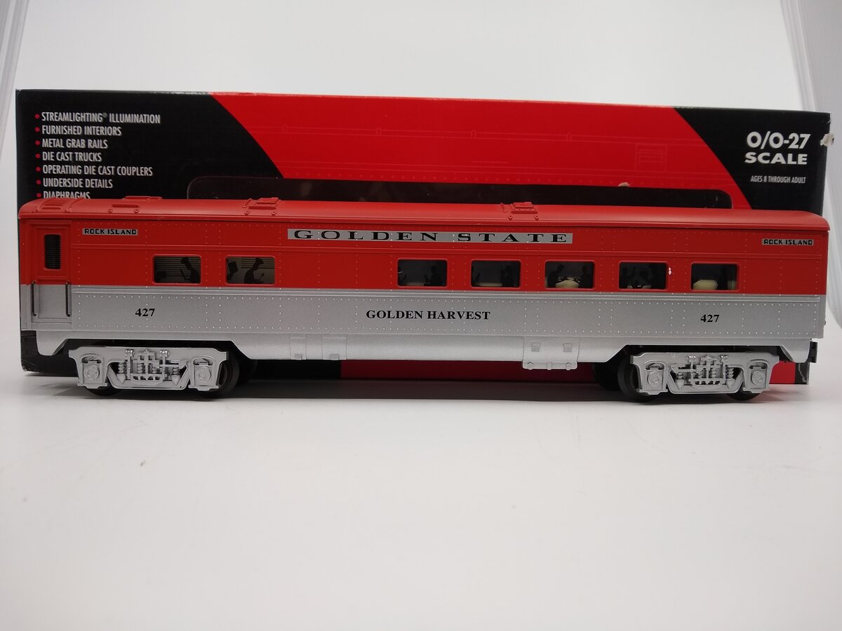 K-Line K4532-0427 O Gauge Golden State "Golden Harvest" 13.5" Diner Car #427 LN/Box