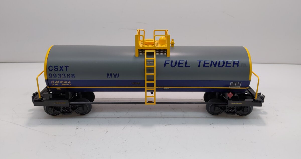 Lionel 6-17930 O Gauge CSX Unibody Single Dome Tank Car #993368 LN/Box