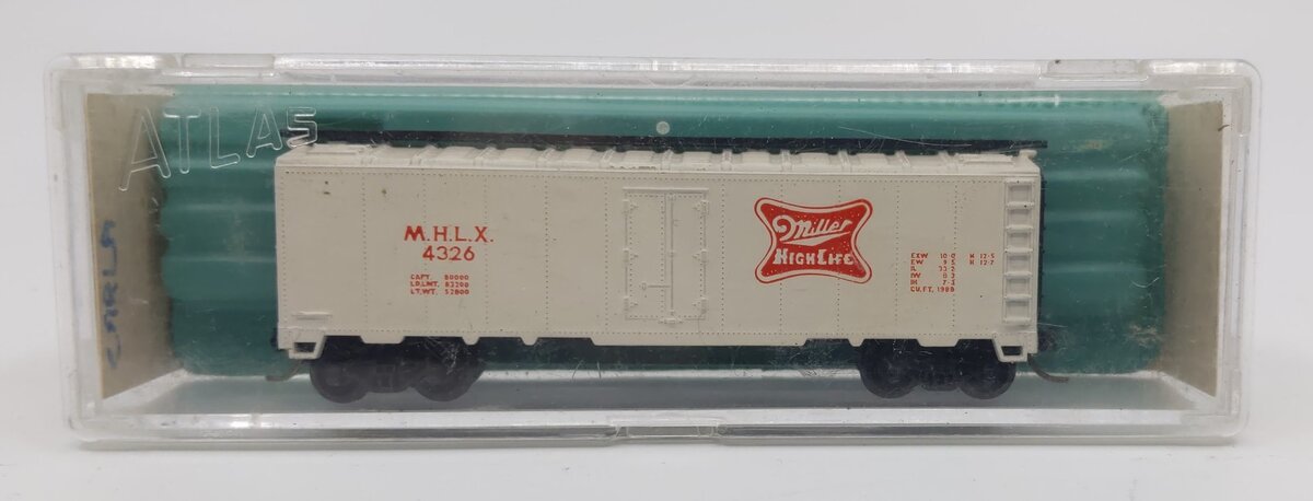 Atlas 2394 N Scale Miller Highlife 40' Reefer #4326 LN/Box