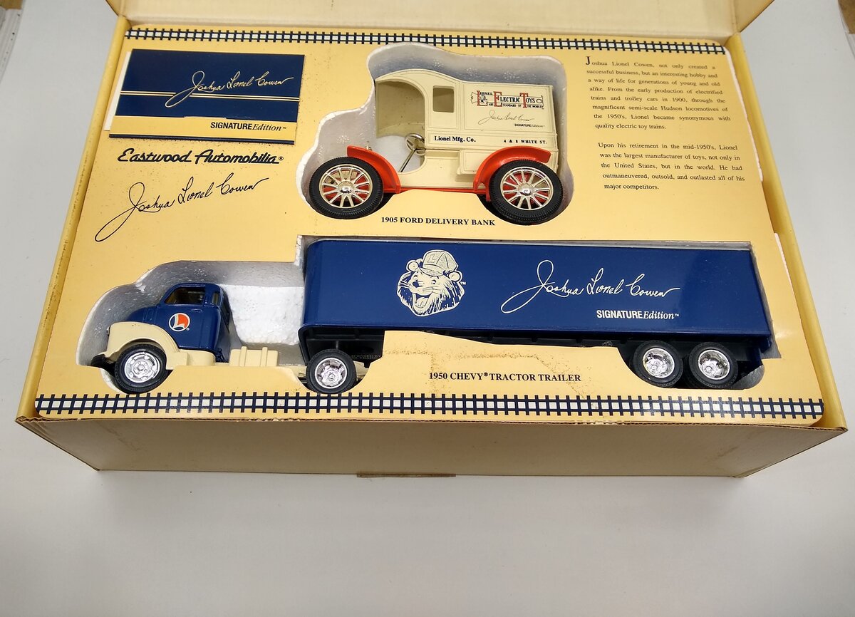 Lionel B557 Eastwood Lionel Joshua Lionel Cowen Signature Edition Trucks LN/Box