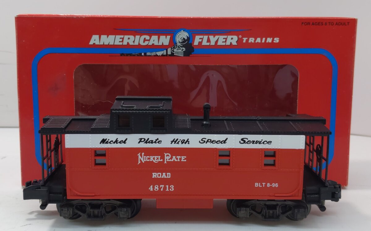 American Flyer 6-48713 S Scale Nickel Plate Road Caboose #48713 LN/Box