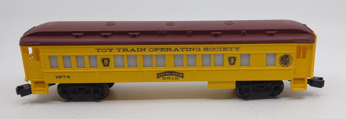 Lionel 6-9512 O Gauge TTOS 1974 Summerdale Passenger Car #9512 LN/Box