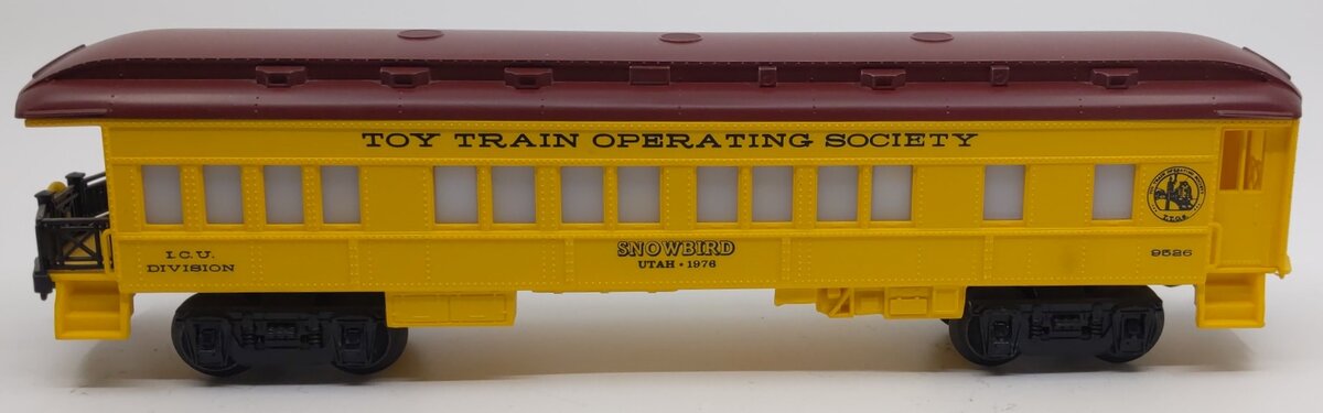 Lionel 6-9526 O Gauge TTOS 1976 Snowbird Utah Passenger Car LN/Box