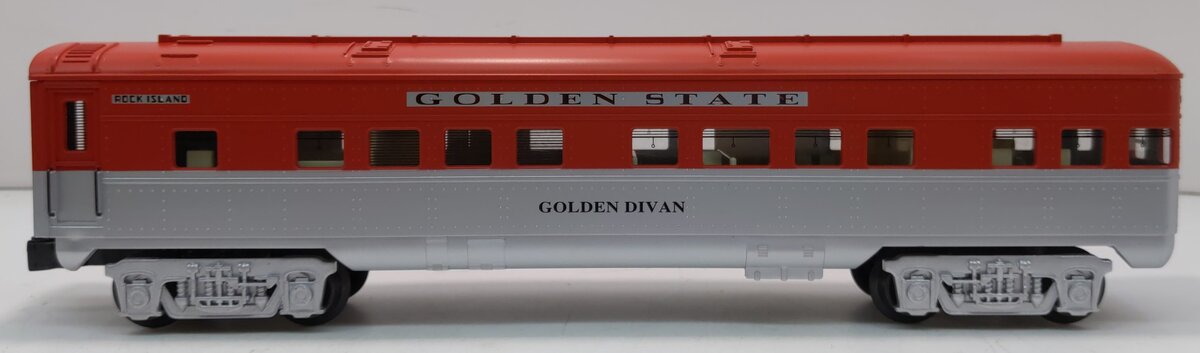 K-Line K4532-0479 O Rock Island Golden Divan 13.5" Streamliner Observation Car LN/Box