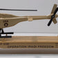 K-Line K691-8030 O Gauge Operation Iraqi Freedom Flatcar w/ Helicopter LN/Box