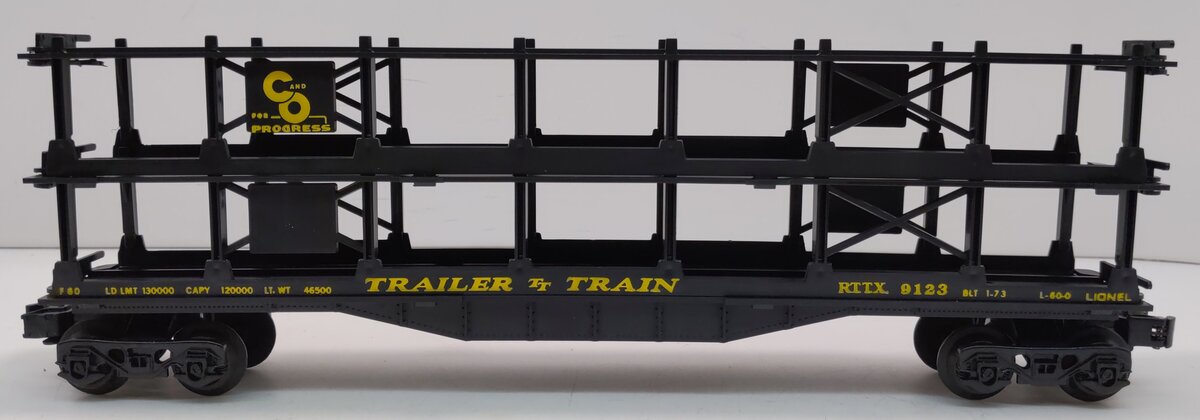 Lionel 6-9123 O Gauge Chesapeake and Ohio 3-Tier Auto Carrier Car LN/Box