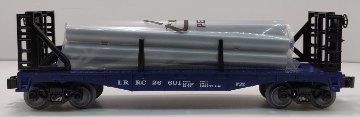 Lionel 6-26601 O-Gauge LRRC Flatcar with Pipes