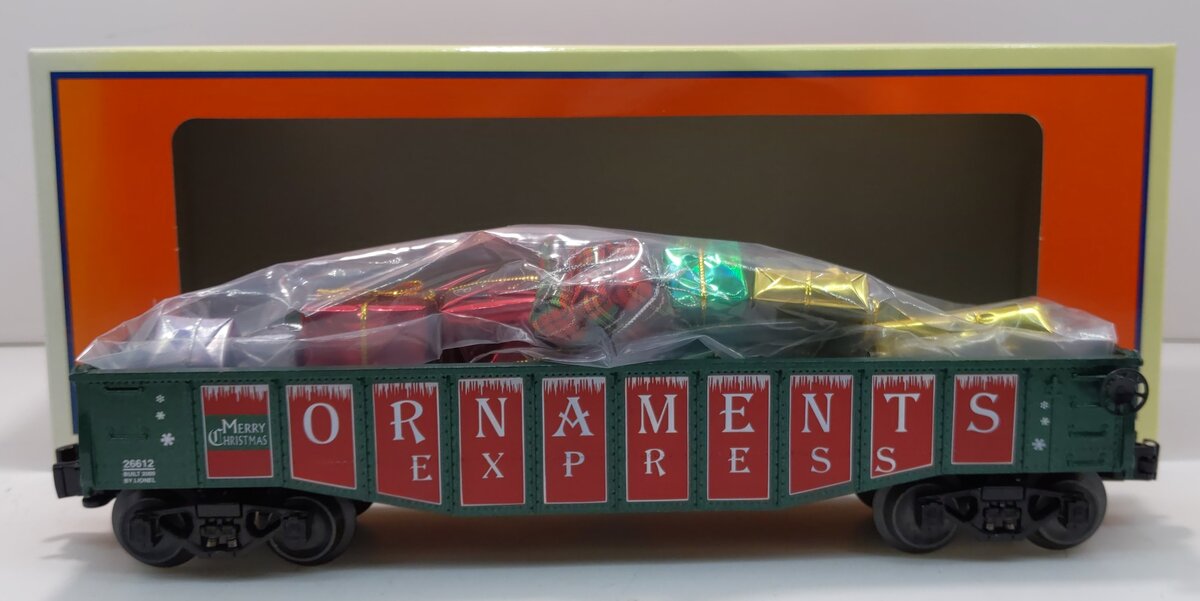 Lionel 6-26612 O Christmas Gifts Gondola LN/Box